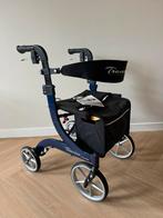 Rollator Travixx Deluxe size S? Blauw met rugsteun, Diversen, Rollators, Ophalen, Lichtgewicht, Zo goed als nieuw