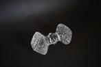 vintage antiek geslepen messenlegger kristal glas waaier., Ophalen of Verzenden