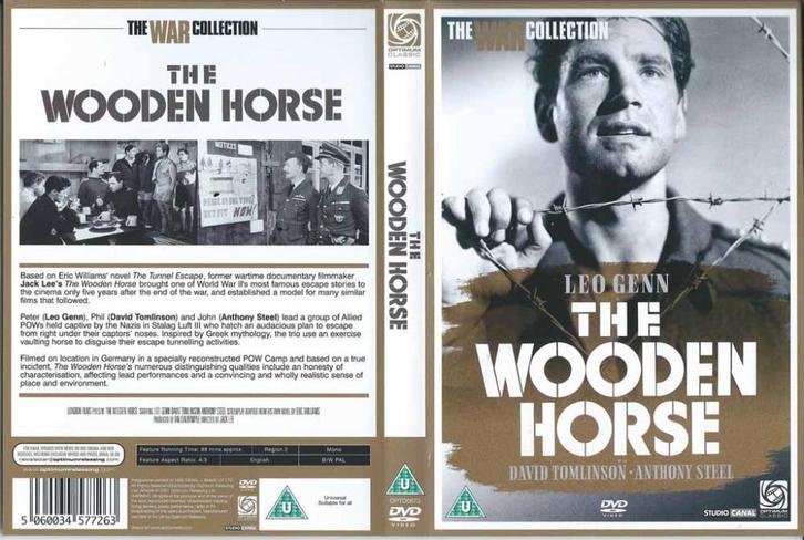 The Wooden Horse 1950 DVD met Leo Genn, Cd's en Dvd's, Dvd's | Klassiekers, Zo goed als nieuw, 1980 tot heden, Alle leeftijden