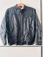 Lederlook Jasje H&M Maat 122 / 6-7 Jaar Zwart, Gebruikt, Jongen of Meisje, Ophalen of Verzenden, Hema