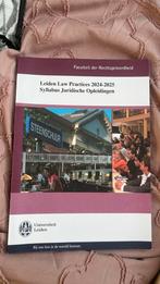 Leiden Law Practices 2024-2025 Syllabus Juridische Opleiding, Boeken, Studieboeken en Cursussen, Ophalen of Verzenden, Alpha, Zo goed als nieuw