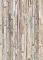 Vintage Wood behang 184 x 254 cm NU 25% echte korting!, Verzenden, Minder dan 10 m², Strand, shabby, vintage, ibiza,