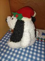 Kerst hond handpop met 3 liedjes 24 cm groot, Ophalen of Verzenden