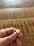 Heren zegelring Goud 14K, Sieraden, Tassen en Uiterlijk, Ringen, Ophalen, 20 of groter, Heer, Zo goed als nieuw