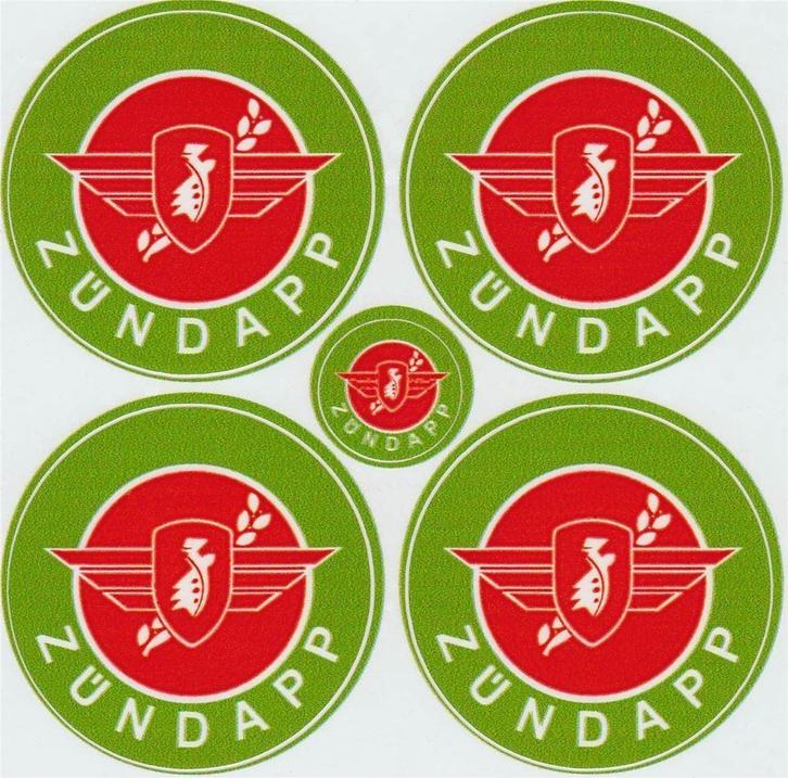 Zundapp stickervel, Motoren, Accessoires | Stickers, Ophalen of Verzenden