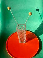 Klein glazen vaasje bubbles transparant, Huis en Inrichting, Woonaccessoires | Vazen, Overige kleuren, Ophalen of Verzenden, Minder dan 50 cm