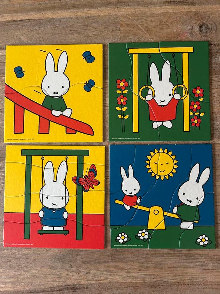 Nijntje Puzzels - Eerste Puzzelaars, Kinderen en Baby's, Speelgoed | Kinderpuzzels, Zo goed als nieuw, 6 maanden tot 2 jaar, Minder dan 10 stukjes