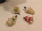 Te koop 4 antieke vintage kerst ballen., Ophalen of Verzenden, Zo goed als nieuw