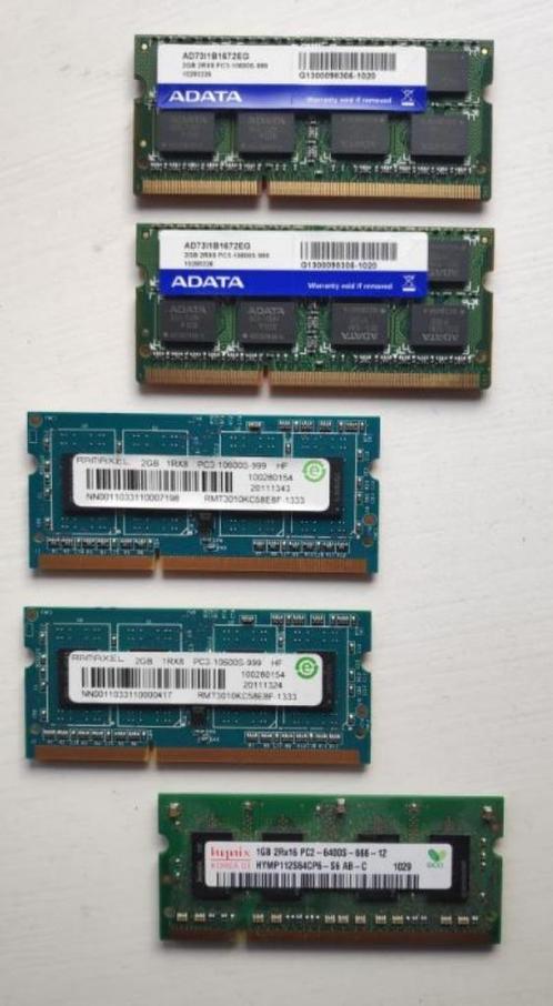 Laptop geheugen, Computers en Software, RAM geheugen, Gebruikt, Laptop, 2 GB, DDR, Ophalen of Verzenden