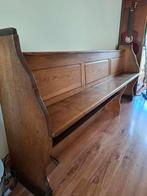 oude massief eiken kerkbank, Antiek en Kunst, Antiek | Meubels | Stoelen en Banken, Ophalen