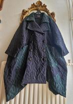 Als nieuw! Prisa Collection zwart bedrukt super wijde jas, Zwart, Ophalen of Verzenden, Prisa collection, Jas of Mantel