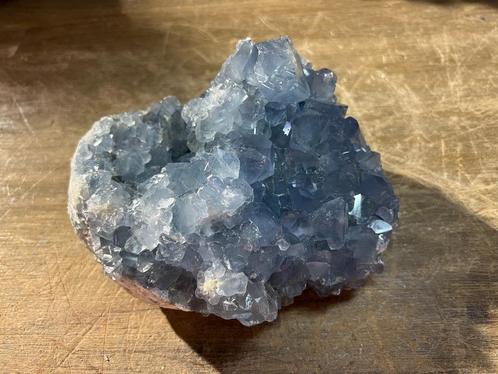 Celestien clusters, diverse maten, soorten en prijzen., Verzamelen, Mineralen en Fossielen, Mineraal, Ophalen of Verzenden