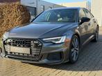 Audi A6 Limousine 55 TFSI e quattro Competition|Pano|Matrix|, Gebruikt, Zwart, Leder en Stof, Bedrijf