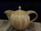 Art Deco gele pompoen theepot, Antiek en Kunst, Antiek | Servies los, Ophalen of Verzenden