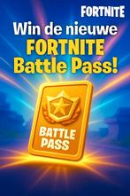 Gratis Fortnite Battle Pass te winnen!, Spelcomputers en Games, Nieuw, Epic Games, Inc., 620 Crossroads Blvd., Cary, NC 27518, VS