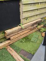 Kastanje houten Balken, Doe-het-zelf en Verbouw, Hout en Planken, Ophalen, Zo goed als nieuw, Balk, Overige houtsoorten