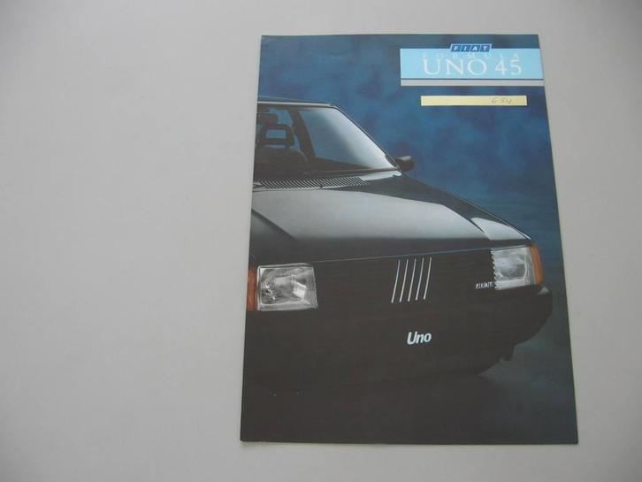 FT 654 FIAT UNO 45 FORMULA. 1987. folder, Boeken, Auto's | Folders en Tijdschriften, Zo goed als nieuw, Overige merken, Ophalen of Verzenden