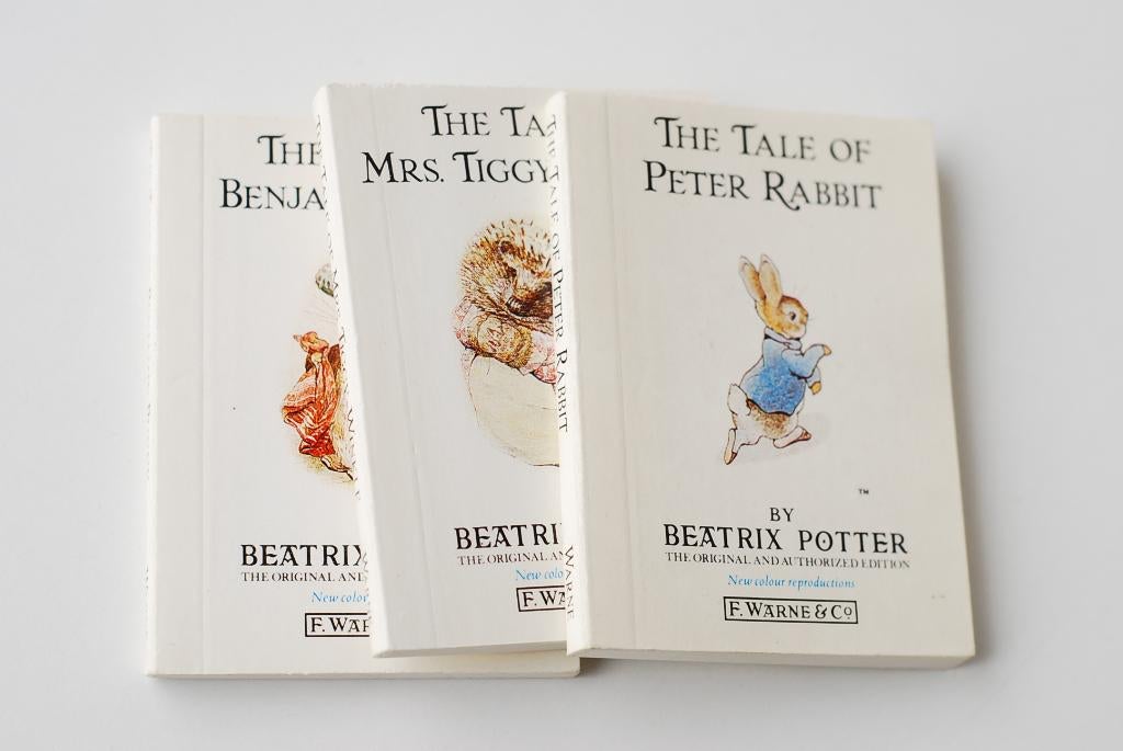 Beatrix Potter - 3 miniboekjes (1986) Engels, Boeken, Verzenden, Zo goed als nieuw