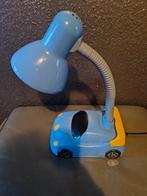 Leuke blauwe bureaulamp in de vorm van een auto, Kunststof, Gebruikt, Kindvriendelijk, Ophalen of Verzenden