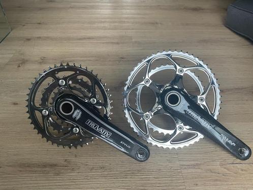 Truvativ Rouleur Carbon & Truvativ Stylo crankstellen, Fietsen en Brommers, Fietsonderdelen, Racefiets, Crankstel of Pedalen, Ophalen