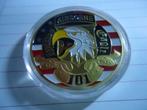 Munt 101st Airborne Division  (Screaming Eagle)  (2), Verzenden, Landmacht, Amerika, Embleem of Badge