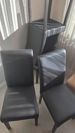 Eetkamerstoelen - Set van 4, Ophalen, Bruin, Leer