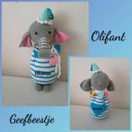 Nieuwe zelfgehaakte knuffels. Geefbeestje. Olifantje., Ophalen of Verzenden, Zo goed als nieuw, Overige typen
