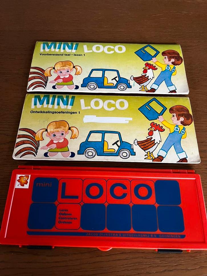 Mini Loco. Vintage! Taal + ontwikkeling. In perfecte staat!, Kinderen en Baby's, Speelgoed | Educatief en Creatief, Zo goed als nieuw
