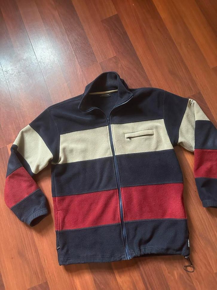 Tenson Fleece Vest - Kleurrijk!, Kleding | Heren, Truien en Vesten, Zo goed als nieuw, Maat 48/50 (M), Blauw, Ophalen of Verzenden