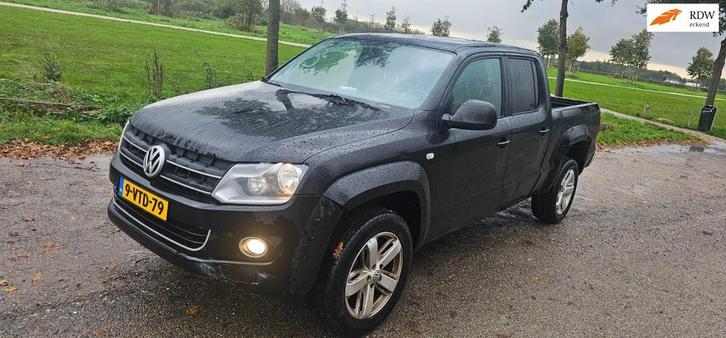 Volkswagen Amarok 2.0 TDI 4Motion DC Highline EINDEJAARSPRIJ, Auto's, Volkswagen, Bedrijf, Te koop, Amarok, 4x4, ABS, Airbags