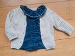 Gocco shirt met vest - maat 3/6 m, Kinderen en Baby's, Babykleding | Maat 62, Gocco, Ophalen of Verzenden, Zo goed als nieuw, Truitje of Vestje