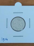 Nederland 25 cent 1914 zilver, Postzegels en Munten, Munten | Nederland, Ophalen of Verzenden, Koningin Wilhelmina, 25 cent, Zilver