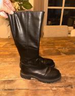 Harper lange leren laarzen maat 40, Kleding | Dames, Schoenen, Ophalen of Verzenden, Zo goed als nieuw, Zwart, Hoge laarzen