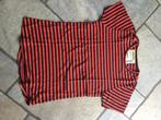 Zeer netjes t shirt VINGINO maat 164 streep rood/zwart, Ophalen of Verzenden, Zo goed als nieuw, Vingino, Shirt of Longsleeve