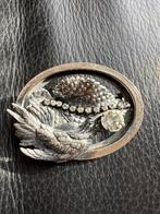 Ermani Bulatti Vintage Broche, Sieraden, Tassen en Uiterlijk, Met kristal, 4 tot 7 cm, Gebruikt, Ophalen of Verzenden