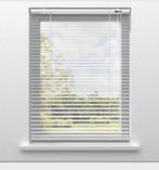 Nieuwe witte aluminium jaloezie 81,5x135cm, Ophalen, Nieuw, 50 tot 100 cm, Modern