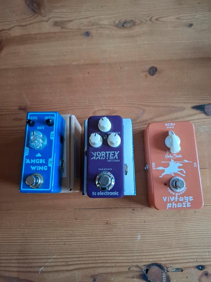 Te koop mini effect pedalen : Chorus, Flanger en Phaser., Muziek en Instrumenten, Effecten, Chorus, Ophalen of Verzenden