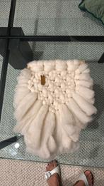 Macrame wandhanger lontvilt Druiventuintje, Ophalen of Verzenden, Zo goed als nieuw