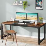 Stevig Industrieel Bureau-160x80- ALS NIEUW -Geen jaar oud, Huis en Inrichting, Bureaus, Ophalen, Zo goed als nieuw, Bureau