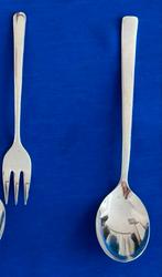 Zwilling Henckels: dinerlepel en taartvork, Ophalen, Gebruikt, Rvs of Chroom, Los bestek