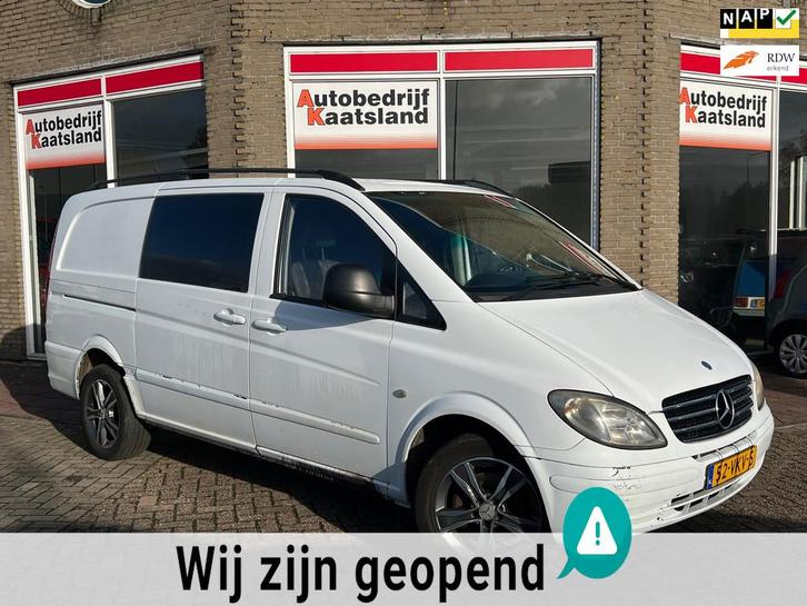 Mercedes-Benz Vito 109 CDI 320 Lang DC Amigo luxe - AIRCO -, Auto's, Bestelauto's, Bedrijf, Te koop, ABS, Airbags, Airconditioning