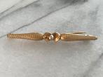 Vintage jaren ‘50  K&L American vergulde broche, Ophalen of Verzenden, Zo goed als nieuw, Goud, Overige materialen