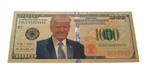 Verenigde Staten 1.000 Dollars VERGULD President Donald J., Ophalen of Verzenden, Noord-Amerika, Los biljet