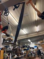 Oude trekzaag, Ophalen, Gebruikt