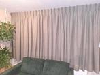 Grijze verduisterende overgordijnen, Huis en Inrichting, 200 cm of meer, Ophalen of Verzenden, Zo goed als nieuw, 200 cm of meer