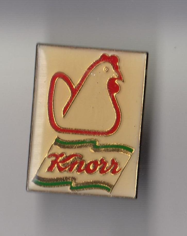 Knorr logo pin, Verzamelen, Speldjes, Pins en Buttons, Gebruikt, Speldje of Pin, Overige onderwerpen, Ophalen of Verzenden