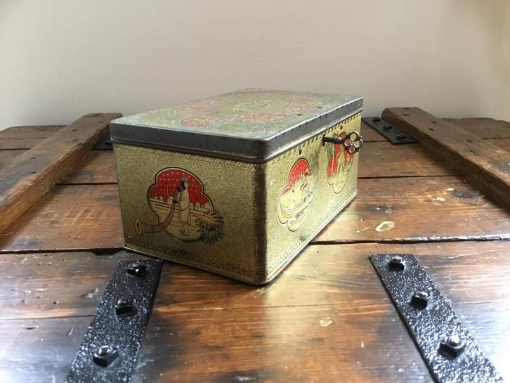 De Gruijter blik., Verzamelen, Blikken, Gebruikt, Koek(jes), Overige merken, Ophalen of Verzenden