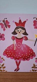 Schilderij prinses, Minder dan 50 cm, Verzenden, Zo goed als nieuw, Schilderij