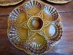5 keramiek coquilles- of oesterborden Sarreguemines, Ophalen of Verzenden