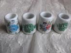 Set van 4 X Mini Kandelaar met Bloemen / Germany - 3 cm, Antiek en Kunst, Verzenden